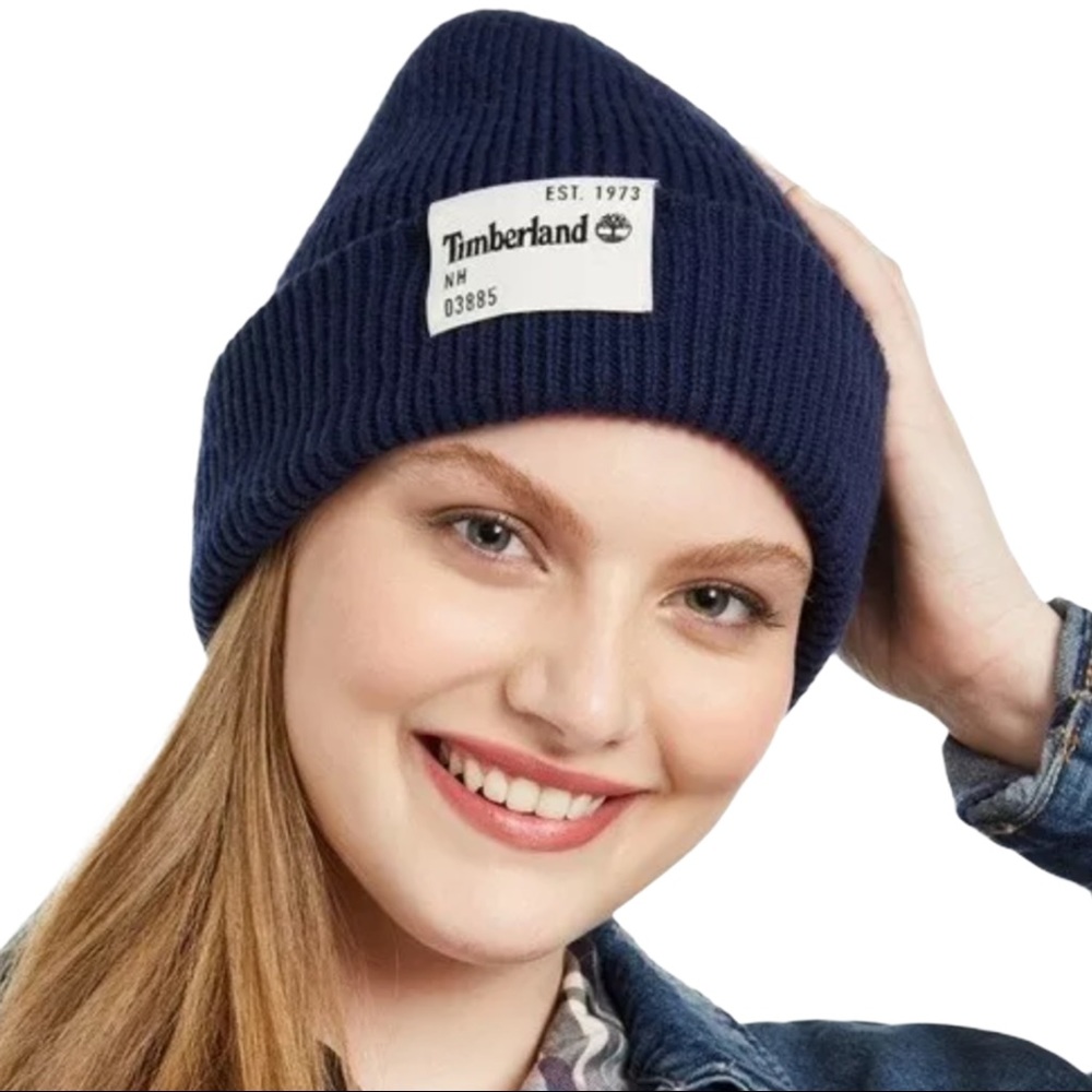 Timberland Classic Tall Recycled Beanie Knit Hat